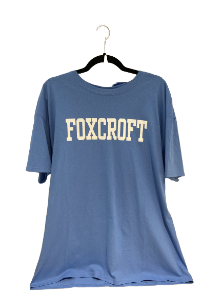 T-Shirt Blue/White Letters