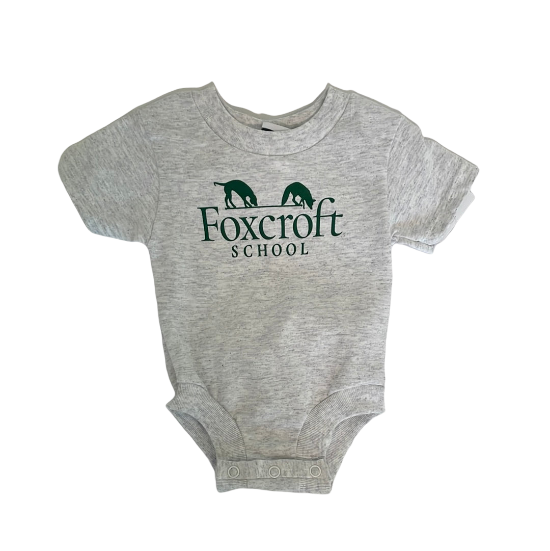 Baby Romper Grey with Green or White Logo