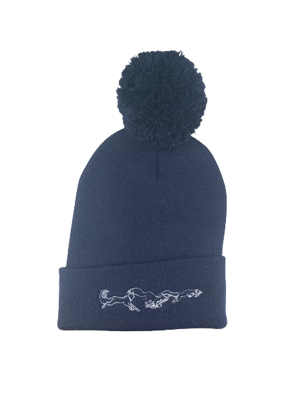 Fox Blue Beanie Hat