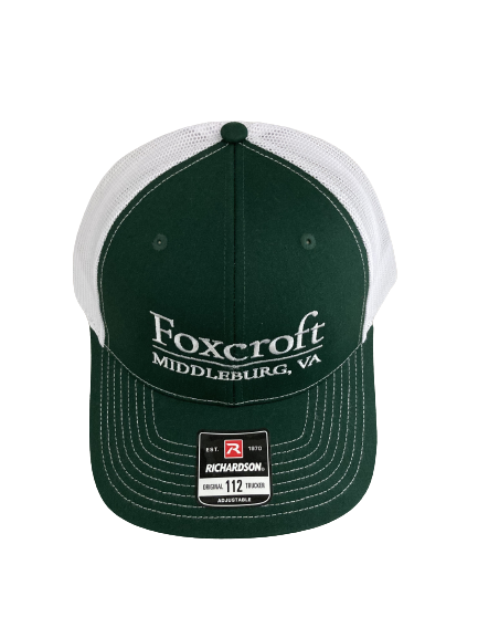 Trucker Hat Foxcroft Middleburg VA Charcoal/Black or Green/White