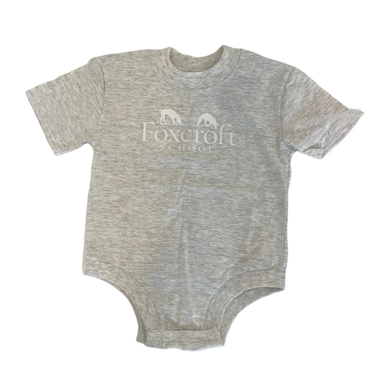 Baby Romper Grey with Green or White Logo