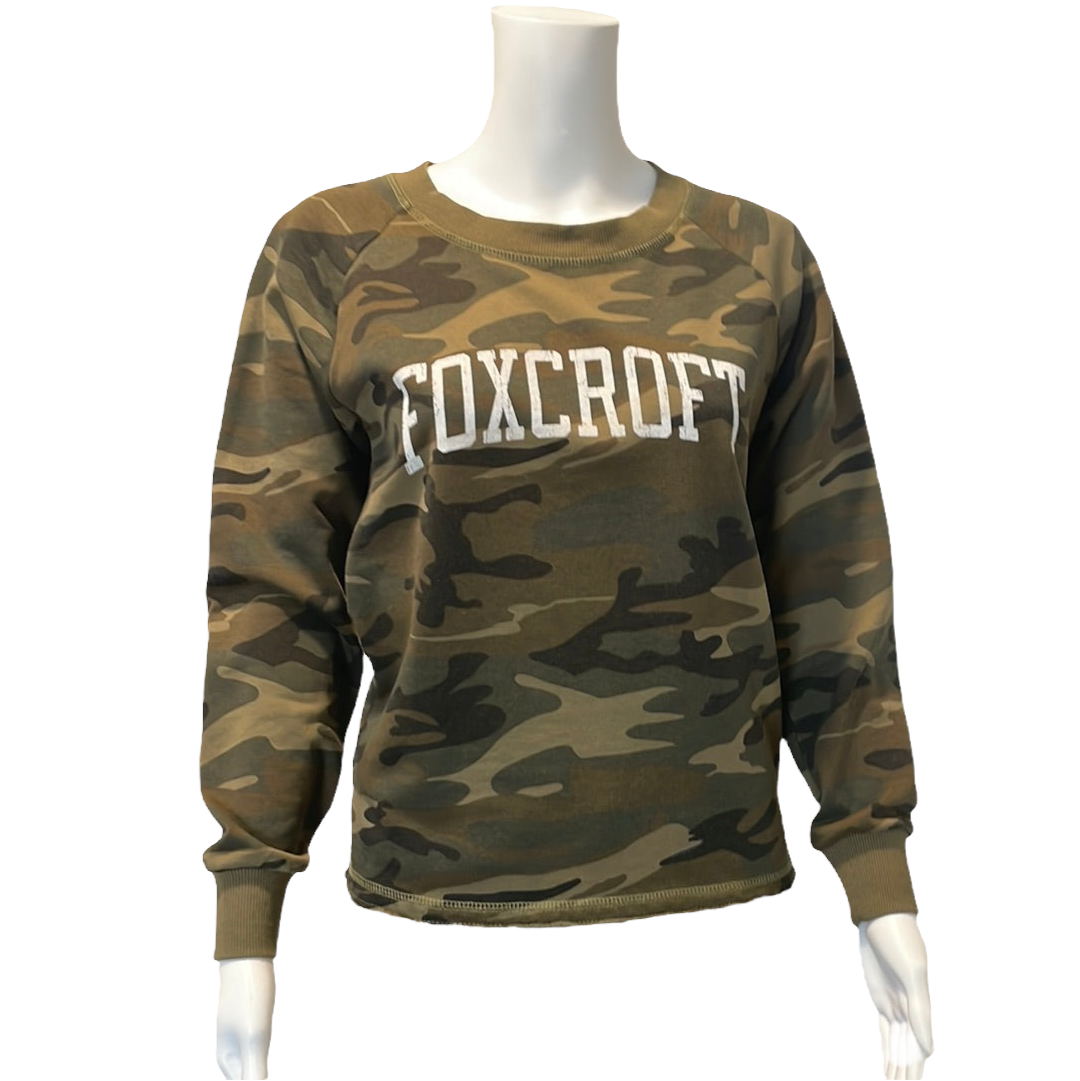 Lazy Day Crew Camo Sweatshirt