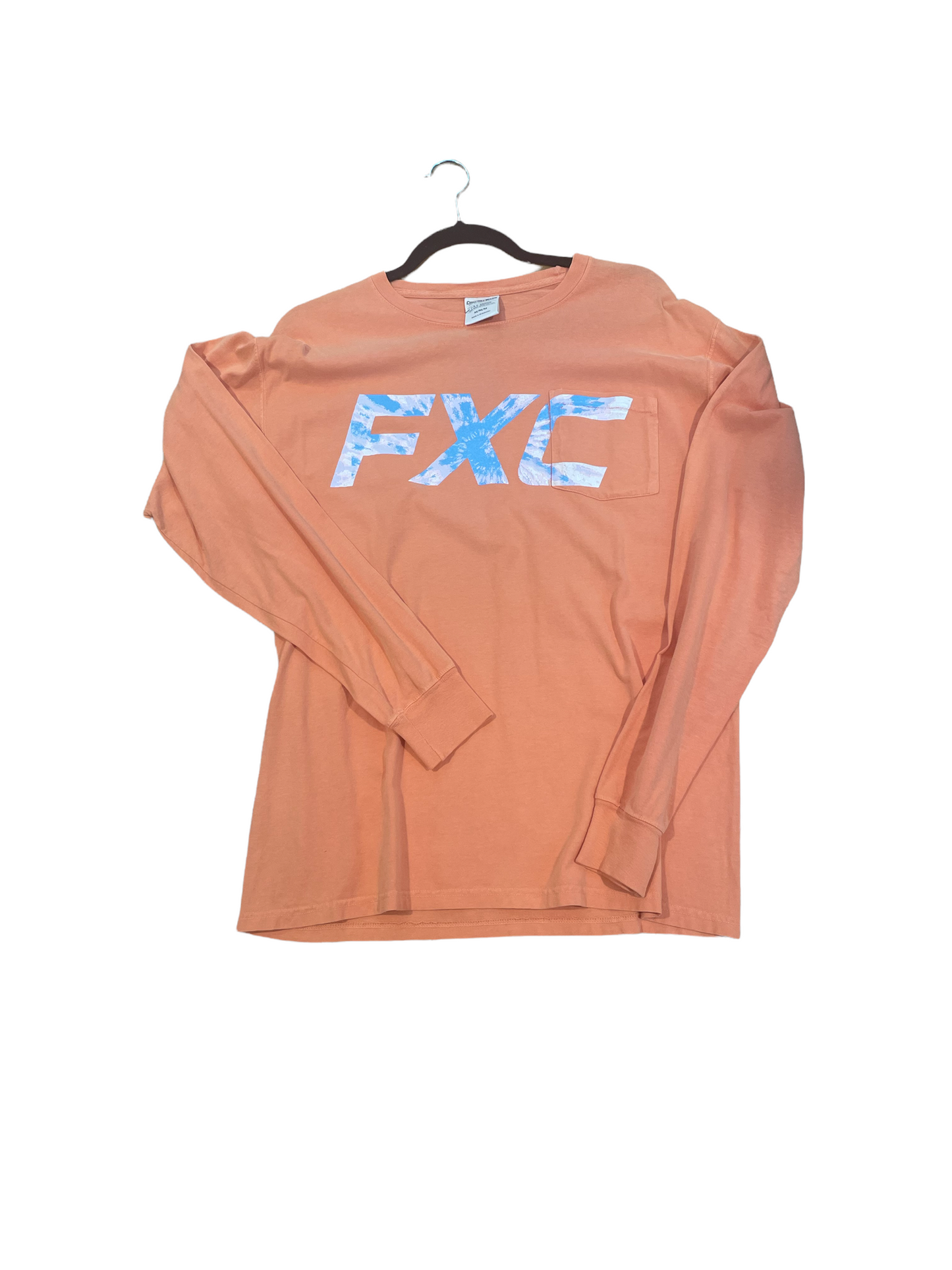 LS Tyedye FXC pocket tee Blue or Orange